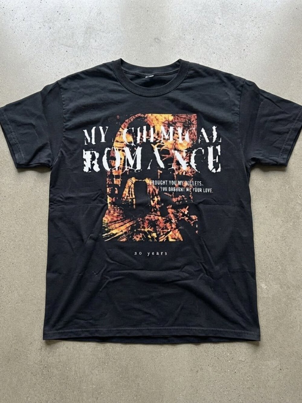 My Chemical Romance Bullets 20 Years Anniversary Black T-Shirt Unisex S-4XL